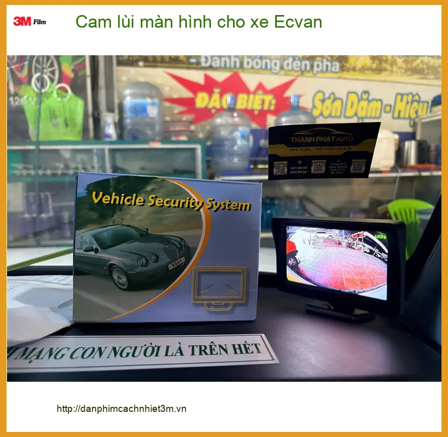 Chú Minh lắp cam lùi màn hình cho xe Ecvan Quận Bình Tân giá tốt ảnh thực tế 4