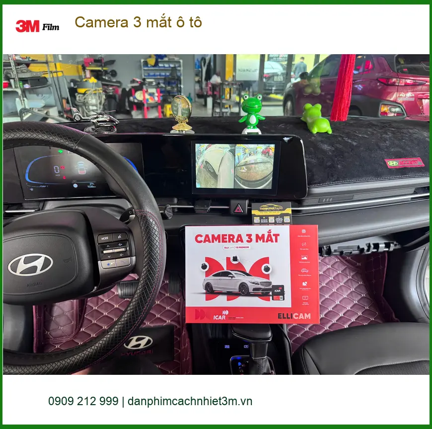 Anh Khải lắp Camera 3 mắt ô tô cho Hyundai Creta vì khó quan sát khi lùi xe ở Quận 9 ảnh thực tế 2