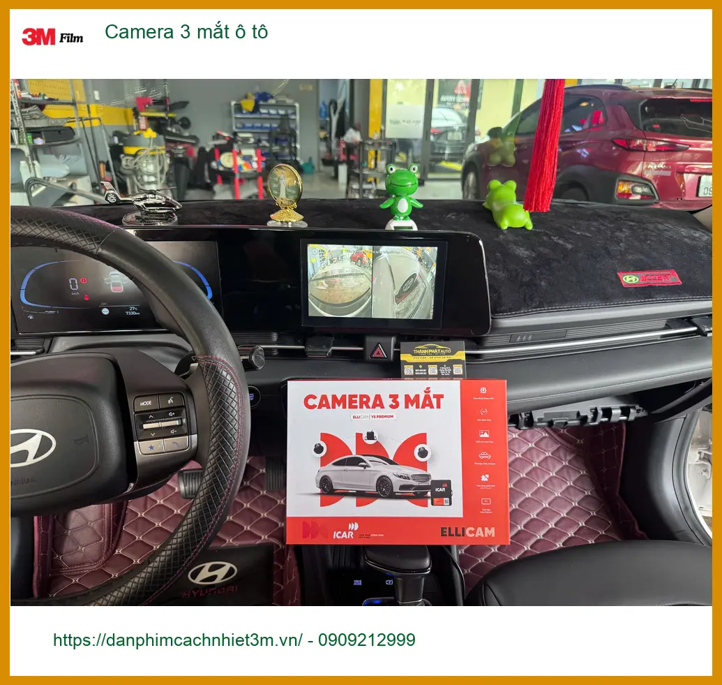 Anh Khải lắp Camera 3 mắt ô tô cho Hyundai Creta vì khó quan sát khi lùi xe ở Quận 9 ảnh thực tế 3
