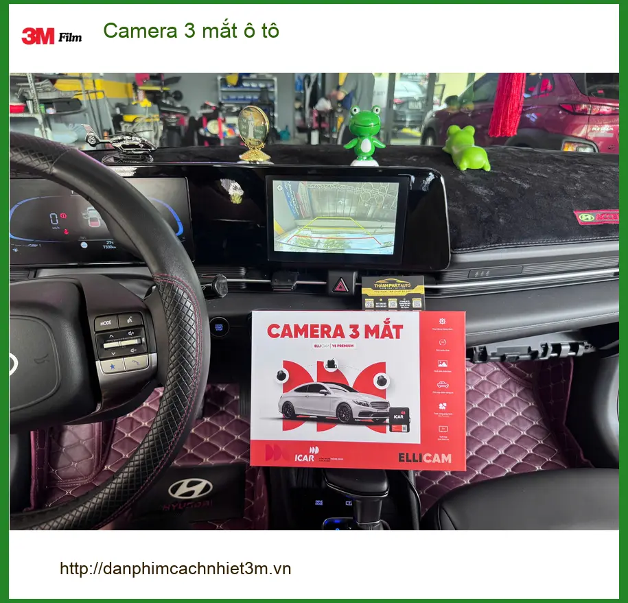 Anh Khải lắp Camera 3 mắt ô tô cho Hyundai Creta vì khó quan sát khi lùi xe ở Quận 9 ảnh thực tế 4