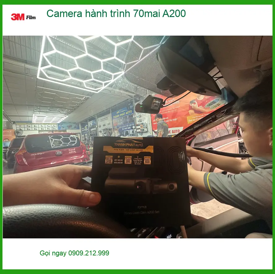 Anh Tấn lắp Camera hành trình 70mai A200 cho Hyundai Creta tại Quận Thủ Đức