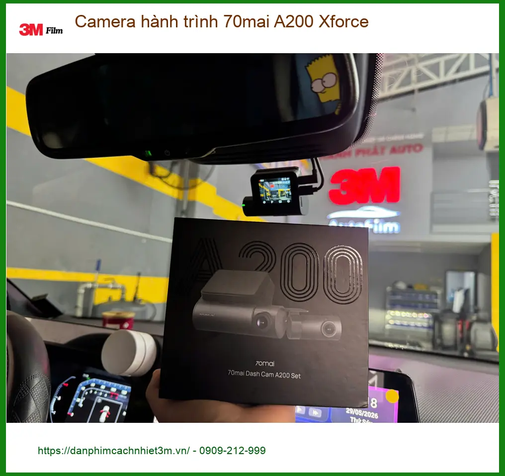 Anh Dũng lắp Camera hành trình 70mai A200 Xforce cho Honda CRV tại Quận Thủ Đức ảnh thực tế 2