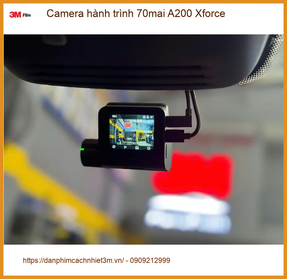 Chị Anh Thư lắp Camera hành trình 70mai A200 Xforce cho Kia K3 tại Quận Tân Bình