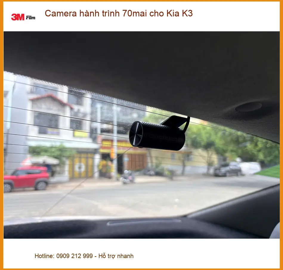 Anh Tùng lắp Camera hành trình 70mai cho Kia K3 để ghi lại hành trình tại Quận 6 ảnh thực tế 4