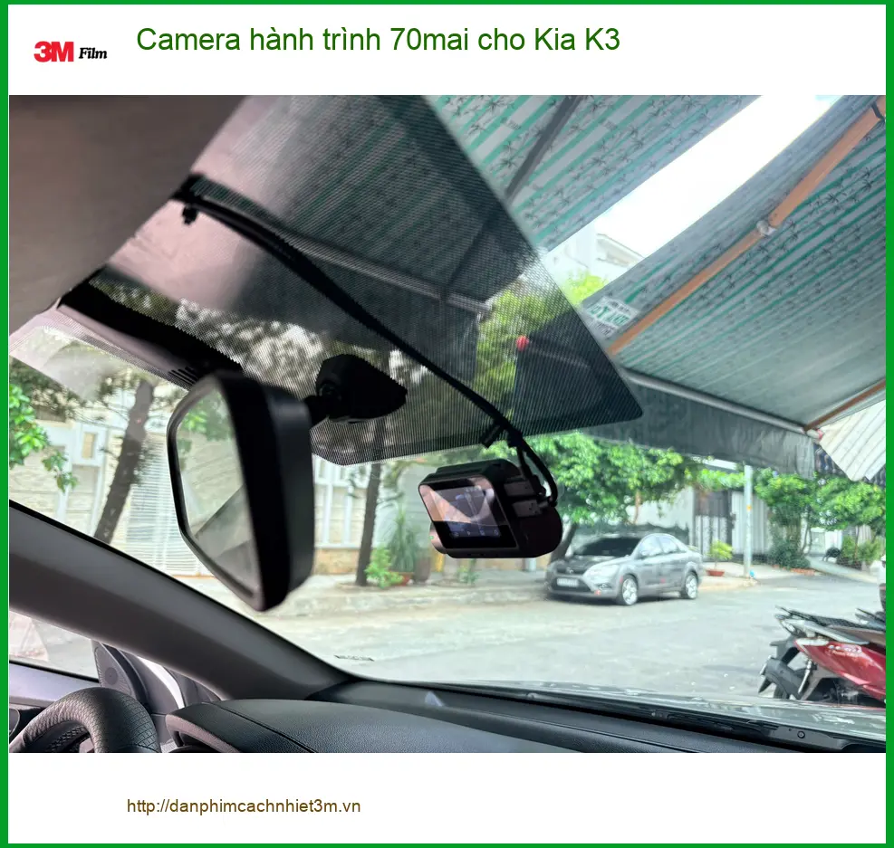 Anh Tùng lắp Camera hành trình 70mai cho Kia K3 để ghi lại hành trình tại Quận 6 ảnh thực tế 5