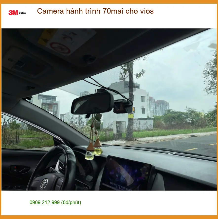 Anh Minh lắp Camera hành trình 70mai cho Toyota Vios tại Quận 10 ảnh thực tế 2