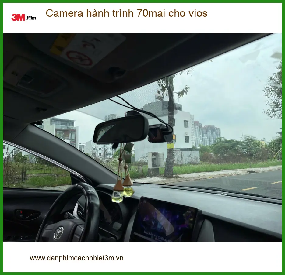 Chị Thanh lắp Camera hành trình 70mai cho Vios tại Quận 3 để an tâm khi di chuyển ảnh thực tế 2