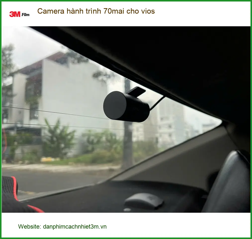 Chị Thanh lắp Camera hành trình 70mai cho Vios tại Quận 3 để an tâm khi di chuyển ảnh thực tế 3