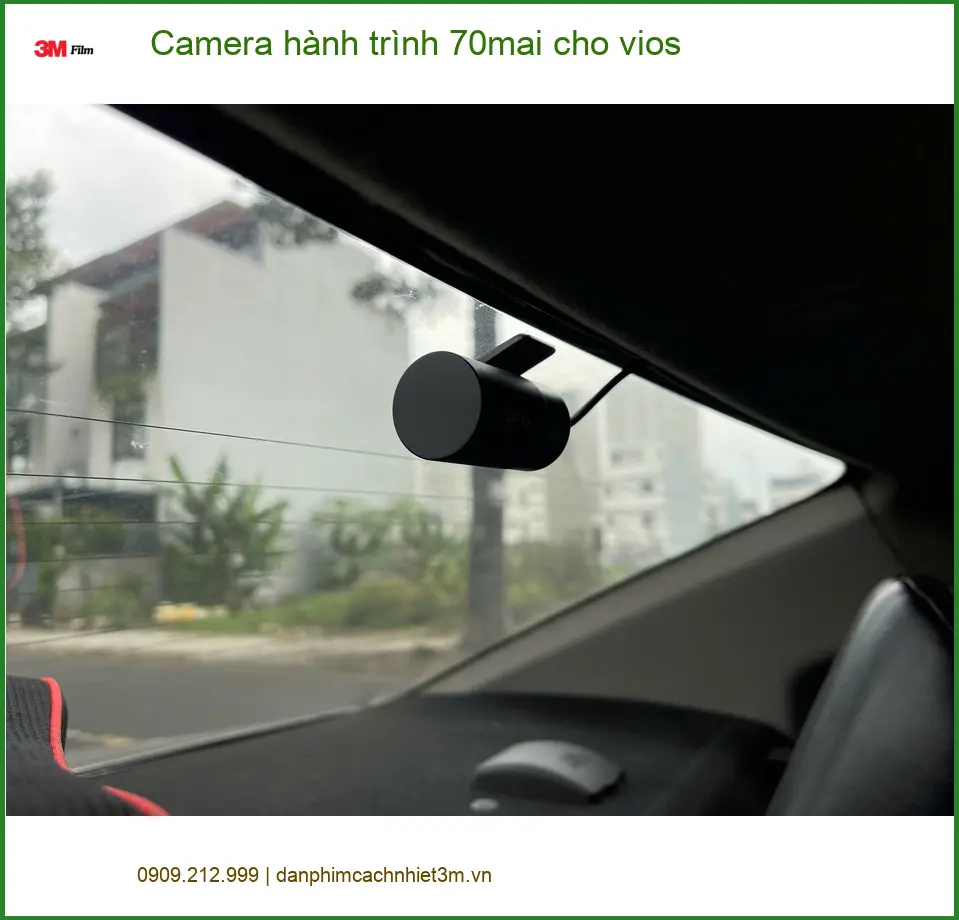 Anh Khang lắp Camera hành trình 70mai cho Vios Quận 12 để an tâm lái xe ảnh thực tế 3