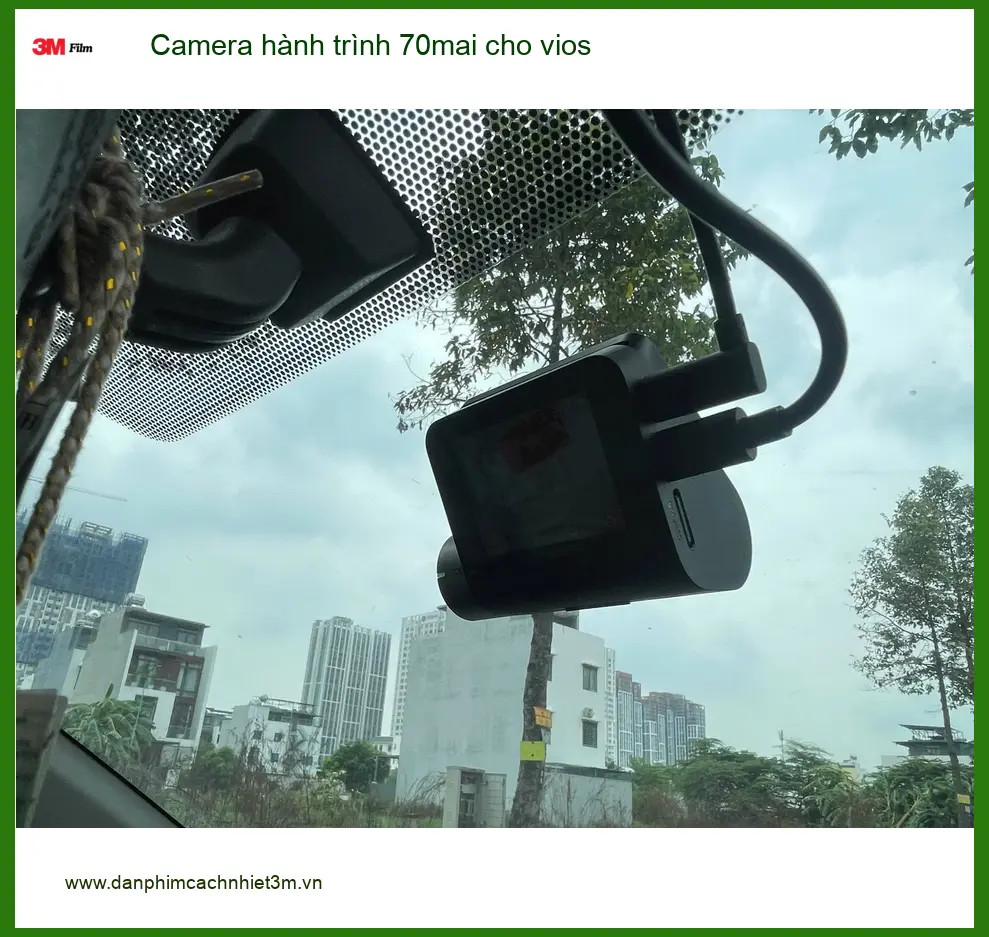 Anh Huy lắp Camera hành trình 70mai cho Vios tại Bình Chánh để đảm bảo an toàn ảnh thực tế 3