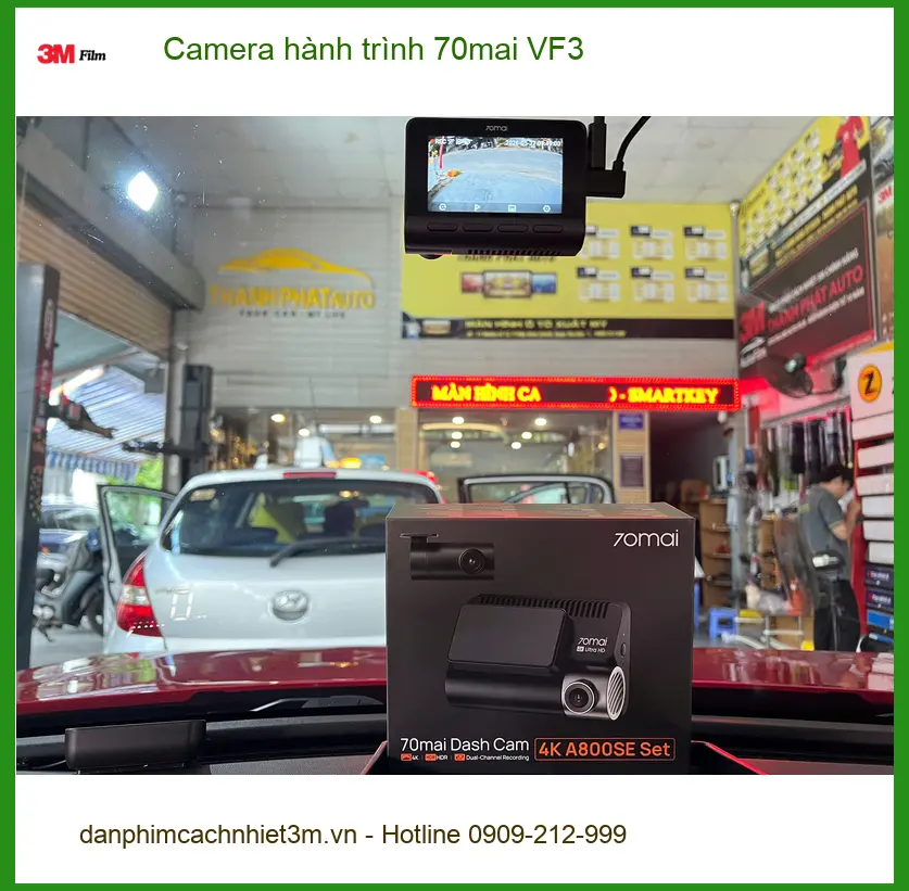 Anh Cường lắp Camera hành trình 70mai VF3 cho Hyundai Creta tại Quận Tân Bình