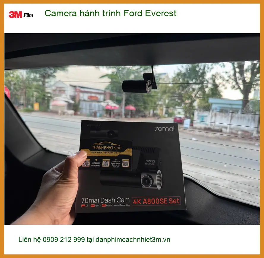 Anh Bách gắn Camera hành trình cho Ford Everest tại Quận 12 vì cần bằng chứng khi va chạm ảnh thực tế 2