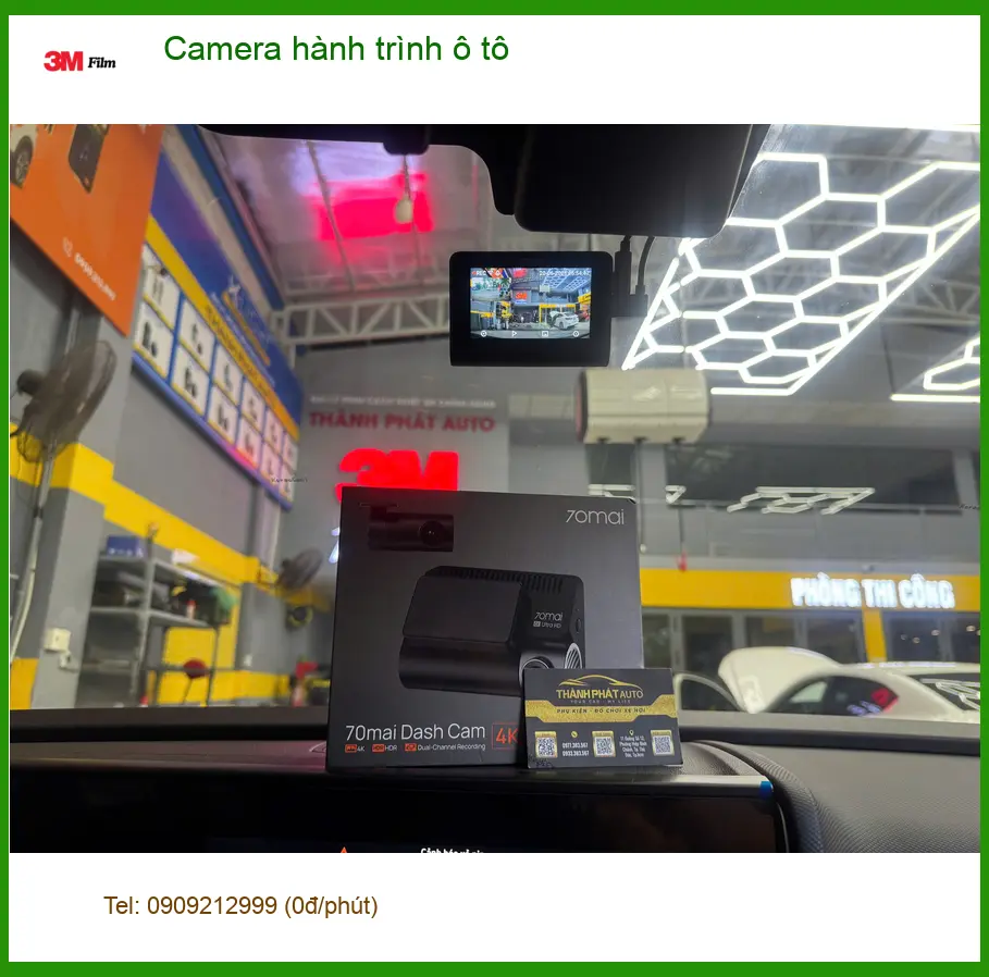 Chú Long lắp Camera hành trình ô tô cho Toyota Camry ở Quận Thủ Đức