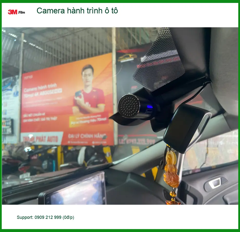 Chú Bách lắp Camera hành trình ô tô Hyundai Accent tại Quận 5 để quan sát giao thông