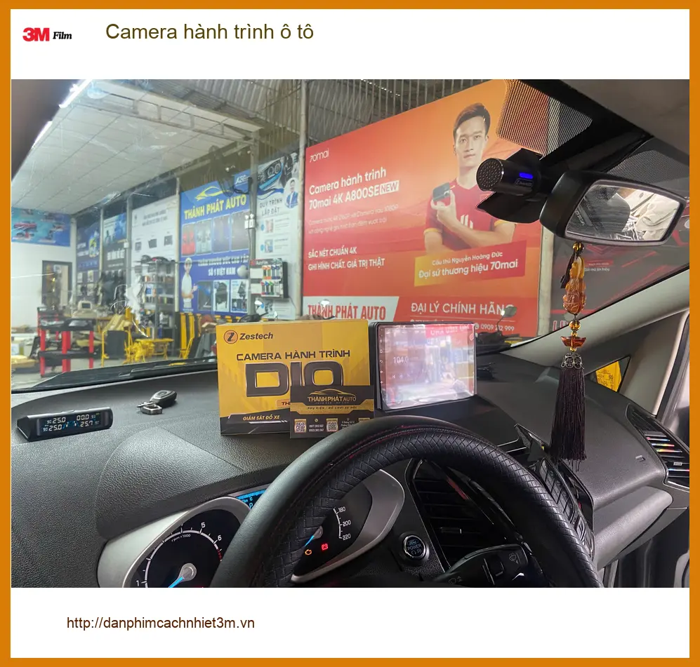 Chú Bách lắp Camera hành trình ô tô Hyundai Accent tại Quận 5 để quan sát giao thông ảnh thực tế 2