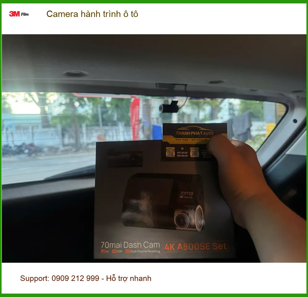 Bác Hưng lắp camera hành trình Ford Everest tại Quận 12 để giám sát ảnh thực tế 3