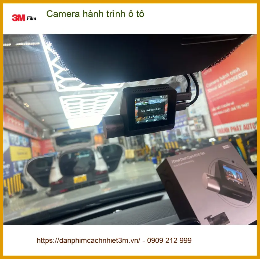 Cô Lan Anh lắp camera hành trình ô tô cho Hyundai Accent ở Quận 11 ảnh thực tế 3