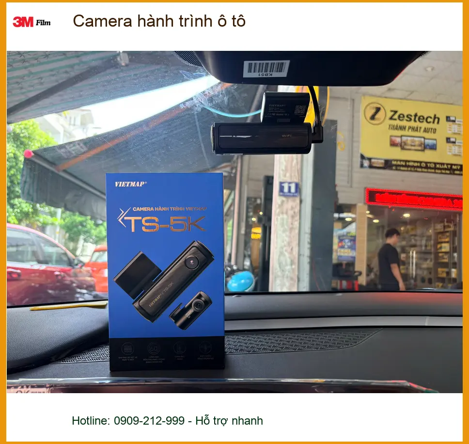 Anh Lâm gắn Camera hành trình ô tô cho Honda CR-V ở Quận 9 an tâm lái xe ảnh thực tế 4