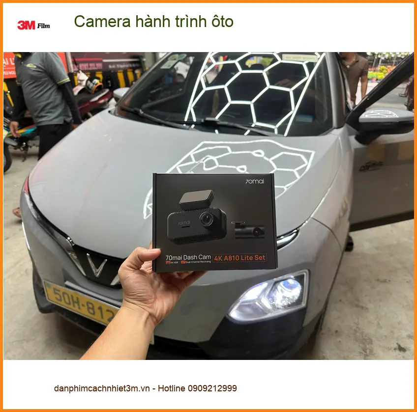 Cô Trâm gắn Camera hành trình ôto cho VinFast Fadil tại Quận Bình Thạnh ảnh thực tế 3