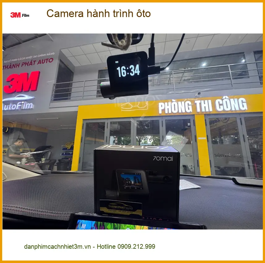 Chú Khang lắp Camera hành trình ôto Hyundai Accent tại Bình Thạnh ảnh thực tế 3