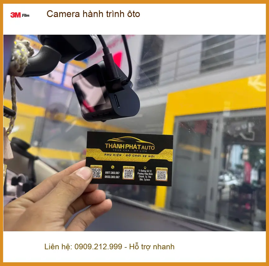 Chú Khang lắp Camera hành trình ôto Hyundai Accent tại Bình Thạnh ảnh thực tế 5