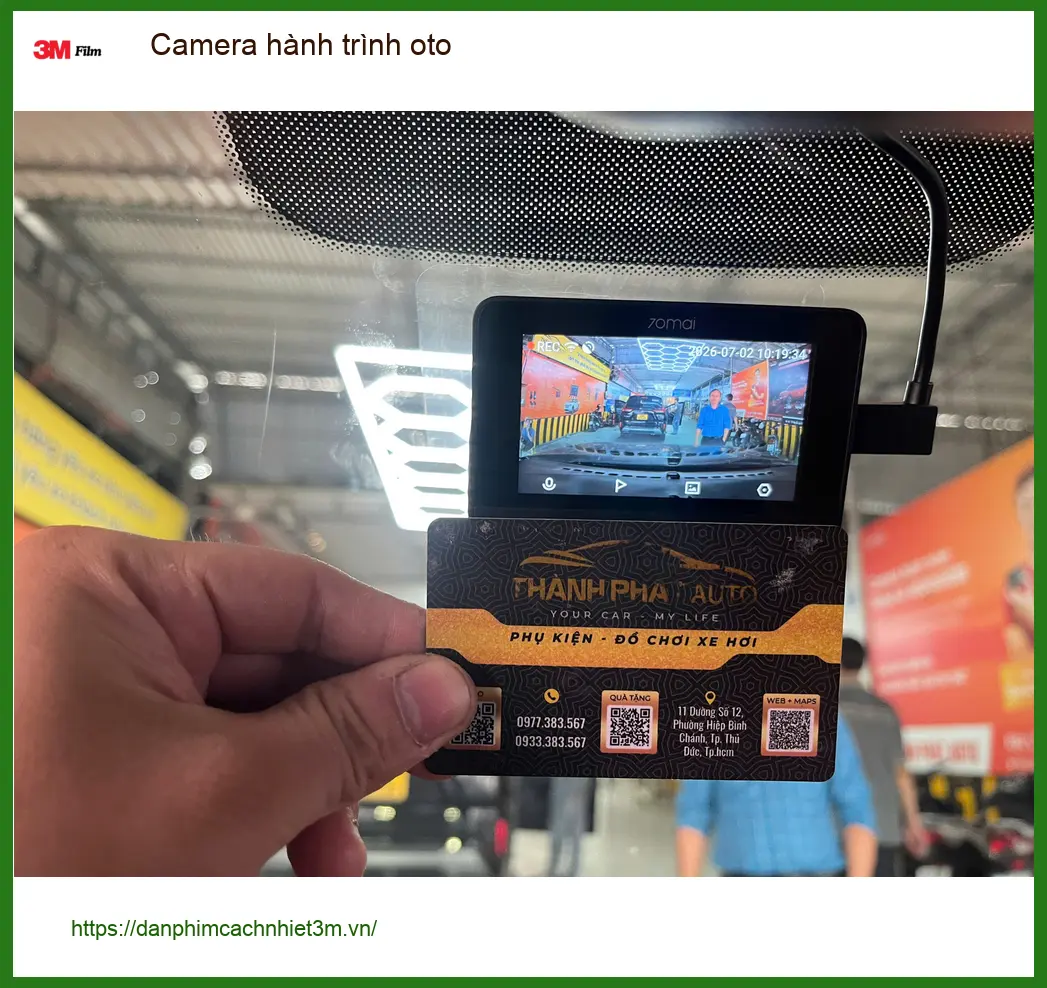 Chú Lân gắn camera hành trình Hyundai Accent tại Quận 2 ghi lại lộ trình
