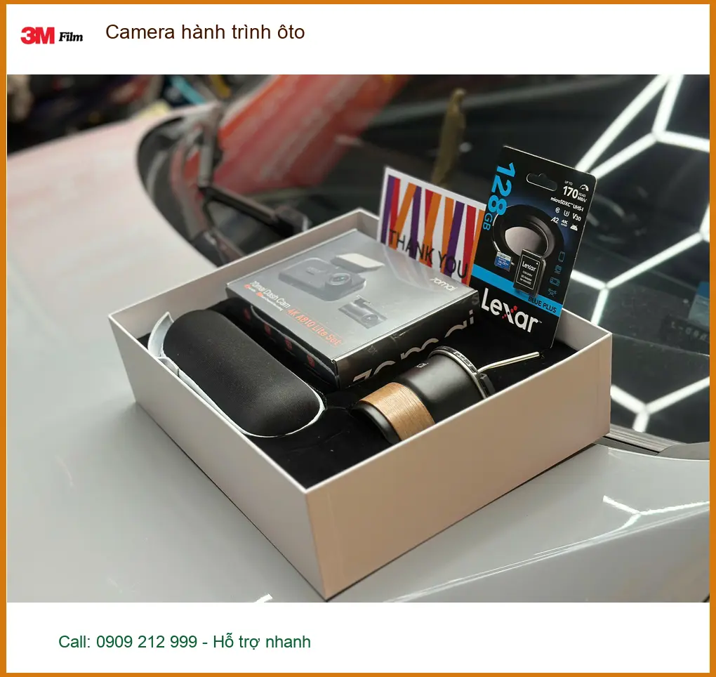 Anh Cường lắp camera hành trình ô tô cho Toyota Vios tại Nhà Bè ảnh thực tế 2