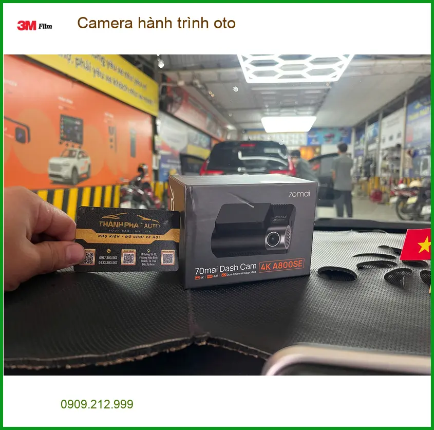 Chú Lân gắn camera hành trình Hyundai Accent tại Quận 2 ghi lại lộ trình ảnh thực tế 2