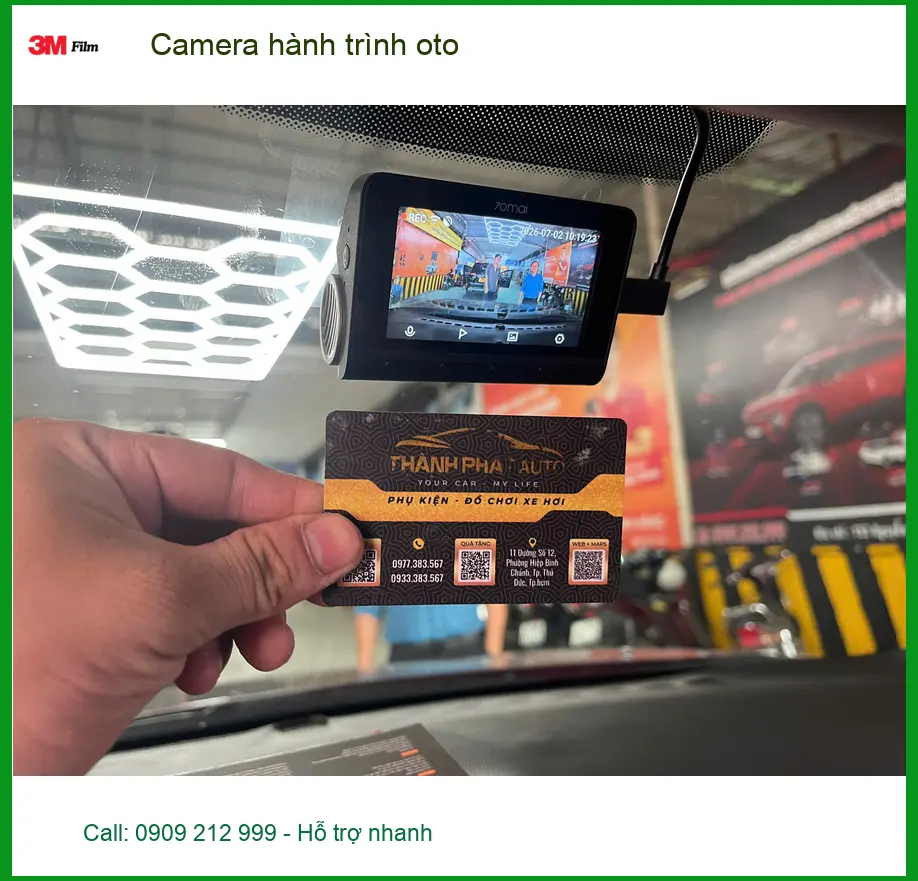 Anh Tùng lắp Camera hành trình ô tô Honda CRV ở Quận Phú Nhuận