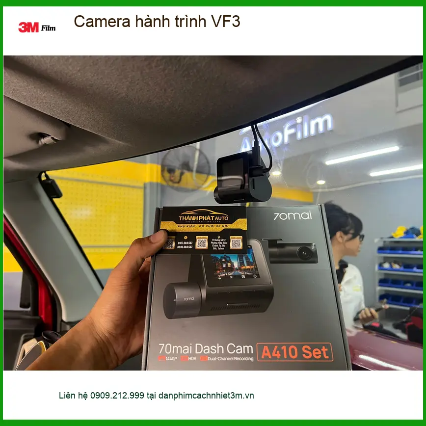 Anh Hưng lắp Camera hành trình cho VinFast VF3 ở Quận 7 ảnh thực tế 2