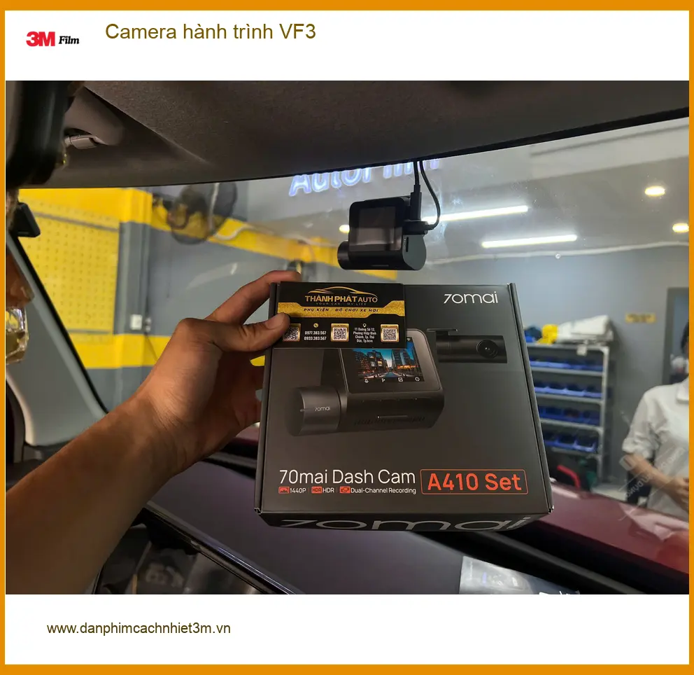 Anh Hưng lắp Camera hành trình cho VinFast VF3 ở Quận 7 ảnh thực tế 4