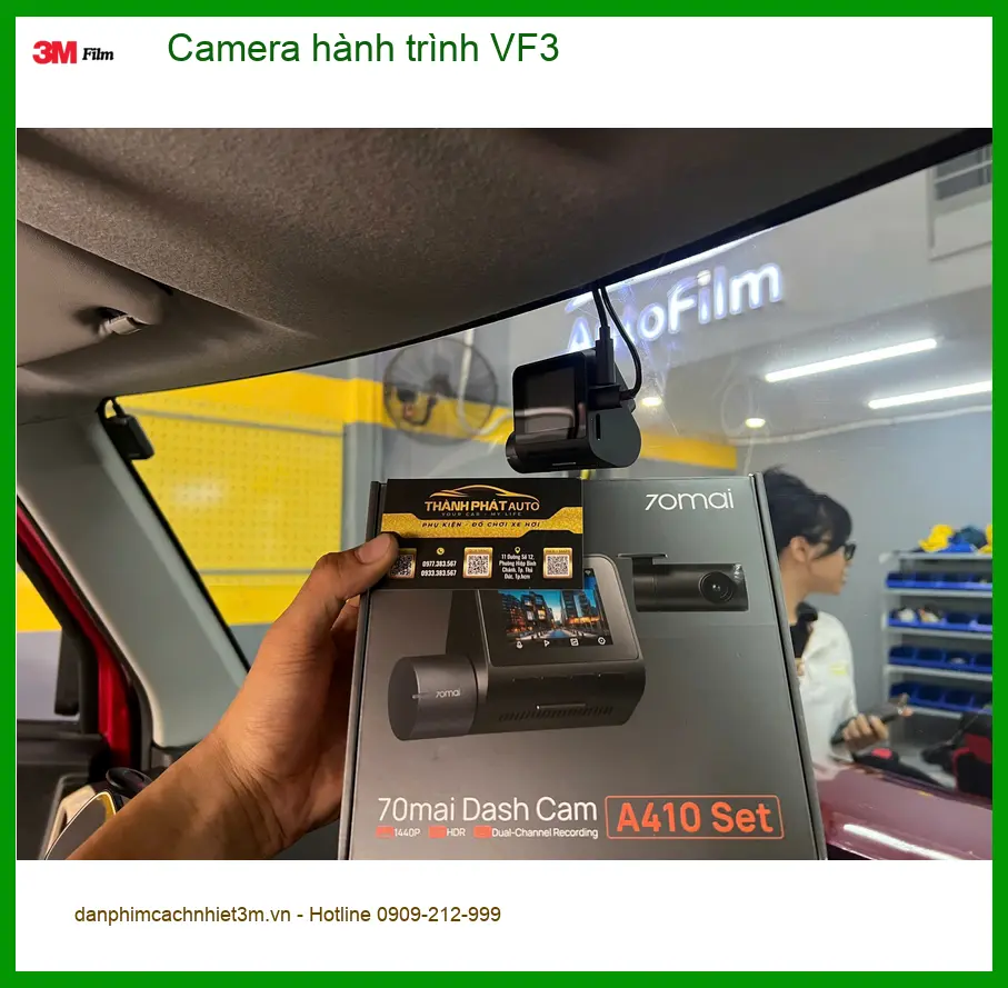 Anh Khang lắp camera hành trình VinFast VF3 tại Quận 2 để ghi lại hành trình rõ nét ảnh thực tế 2