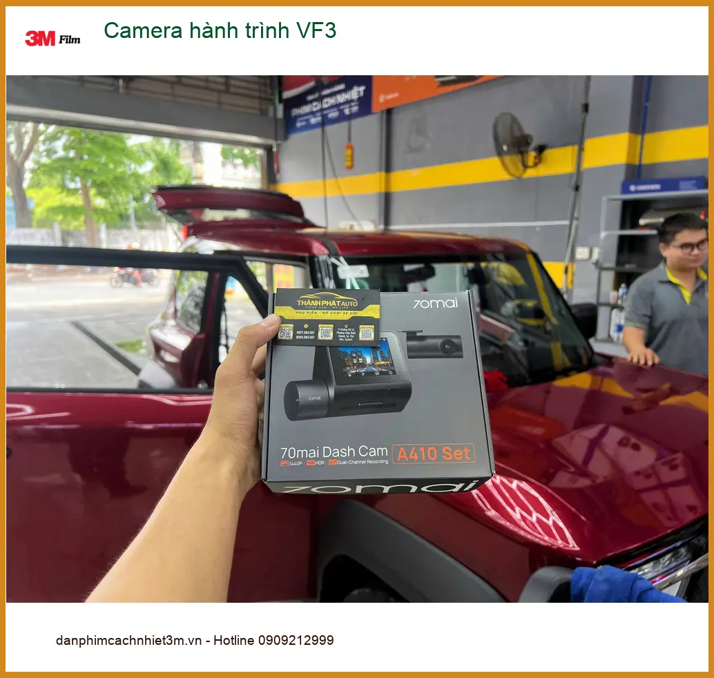 Anh Khải lắp Camera hành trình VF3 tại Quận Bình Thạnh để an tâm lái xe ảnh thực tế 3
