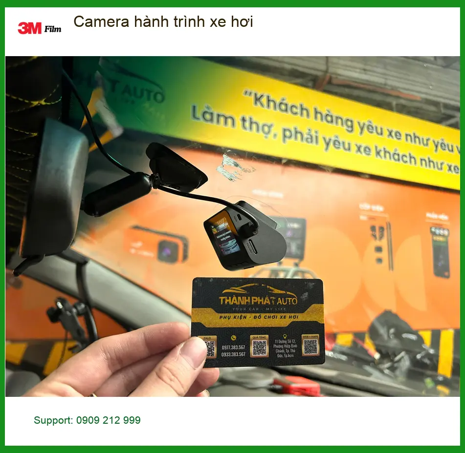 Anh Duy lắp Camera hành trình xe hơi Honda CR-V tại Bình Chánh để ghi lại lộ trình ảnh thực tế 4