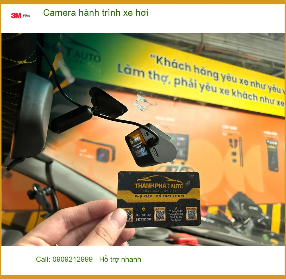 Anh Tuấn Kiệt gắn camera hành trình xe hơi cho Hyundai Accent ở Thủ Đức ảnh thực tế 3