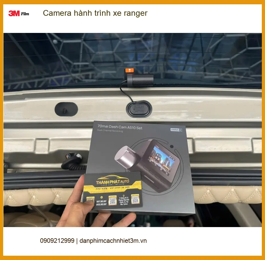 Anh Thành Đạt lắp camera hành trình Ford Ranger tại Quận 4 để ghi lại mọi khoảnh khắc trên đường ảnh thực tế 3