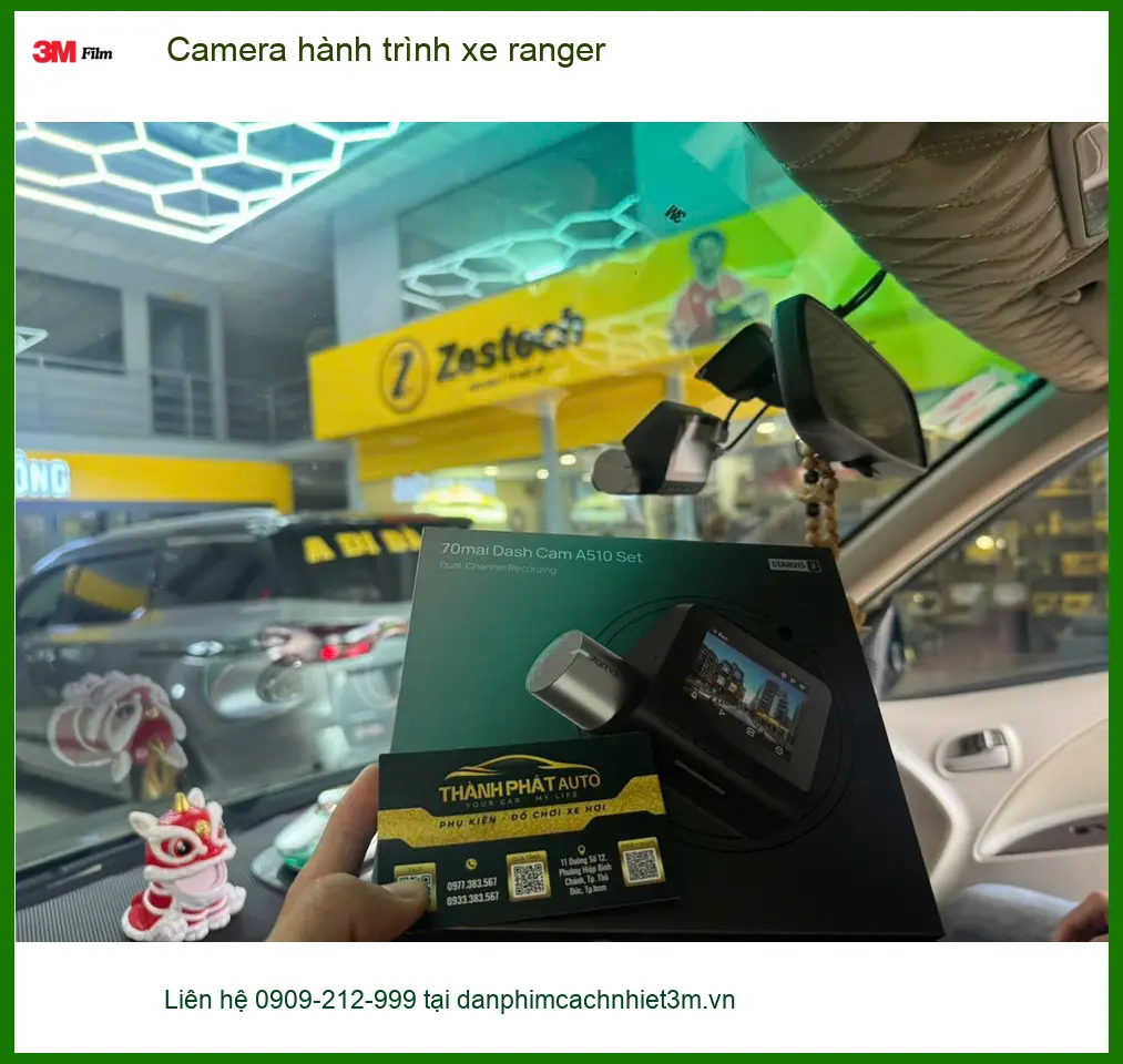 Anh Thành Đạt lắp camera hành trình Ford Ranger tại Quận 4 để ghi lại mọi khoảnh khắc trên đường ảnh thực tế 5