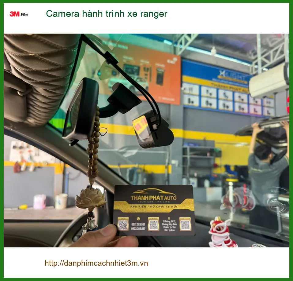 Anh Tùng lắp Camera hành trình cho Ford Ranger tại Quận 9 để đảm bảo an toàn