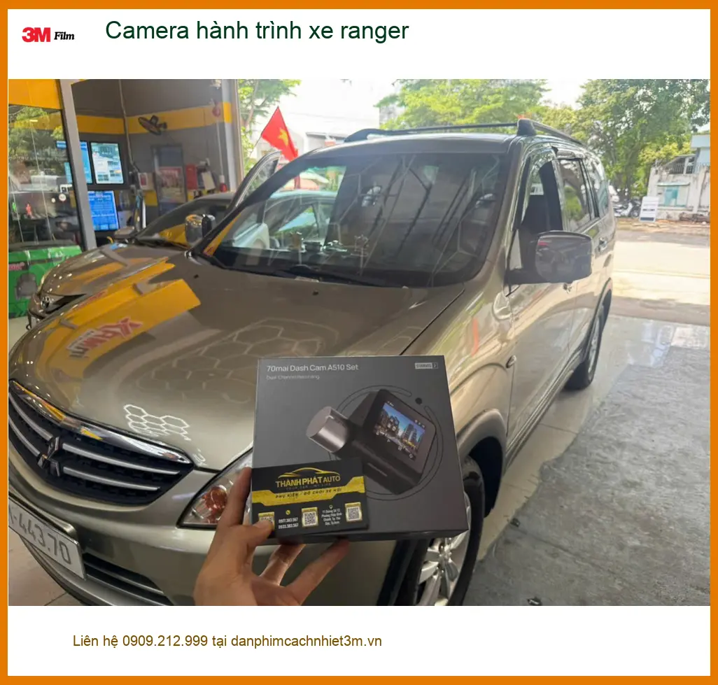 Anh Khoa lắp Camera hành trình xe Ranger tại Quận Huyện Hóc Môn để ghi lại hành trình rõ nét ảnh thực tế 2