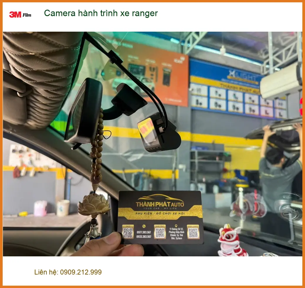 Anh Khoa lắp Camera hành trình xe Ranger tại Quận Huyện Hóc Môn để ghi lại hành trình rõ nét ảnh thực tế 5