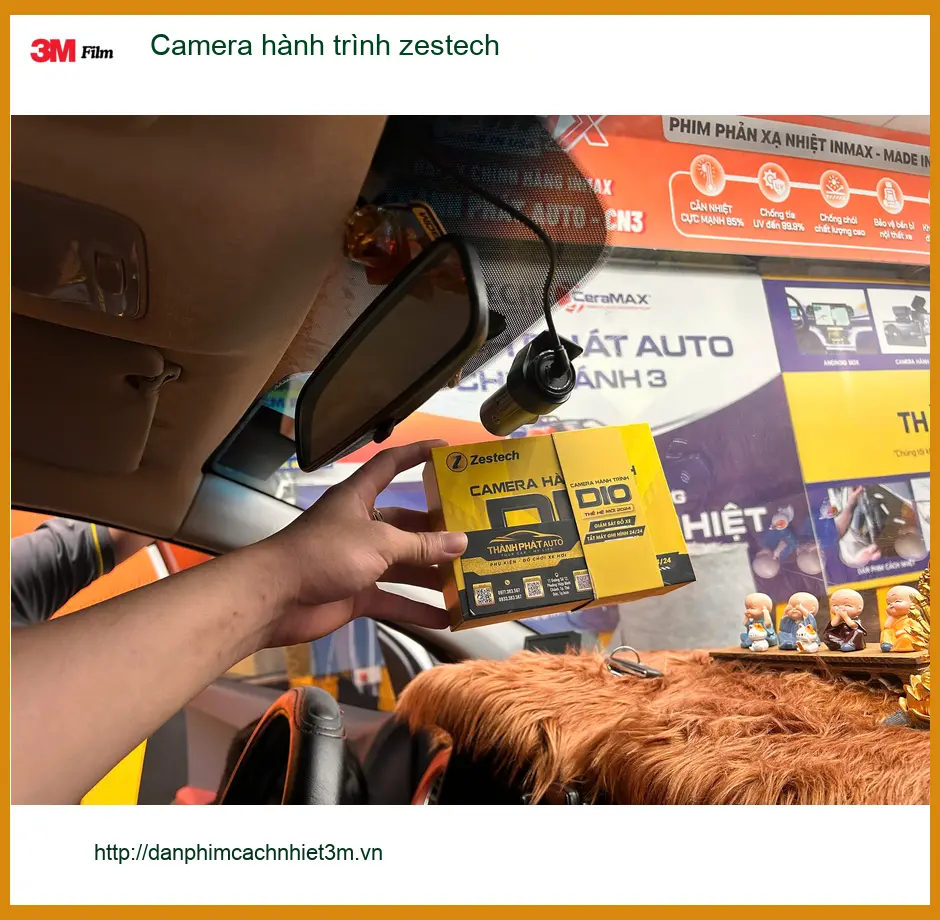 Anh Lâm lắp Camera hành trình Zestech cho Honda CRV tại Quận 2 ảnh thực tế 2