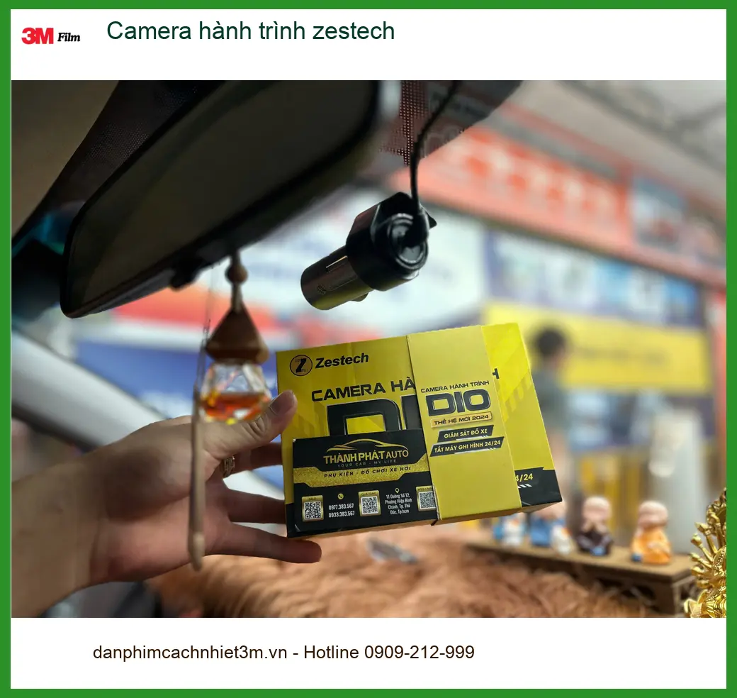 Anh Lâm lắp Camera hành trình Zestech cho Honda CRV tại Quận 2 ảnh thực tế 4