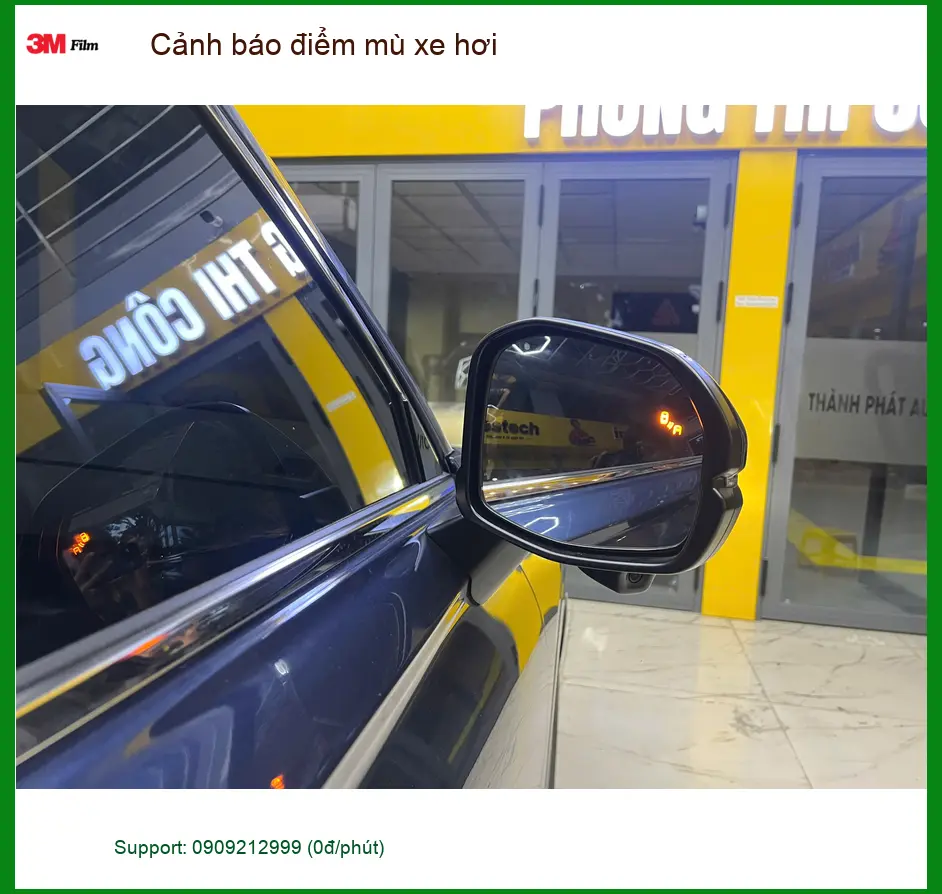Anh Trường lắp cảnh báo điểm mù xe Honda City tại Quận 4 để tránh va chạm ảnh thực tế 2