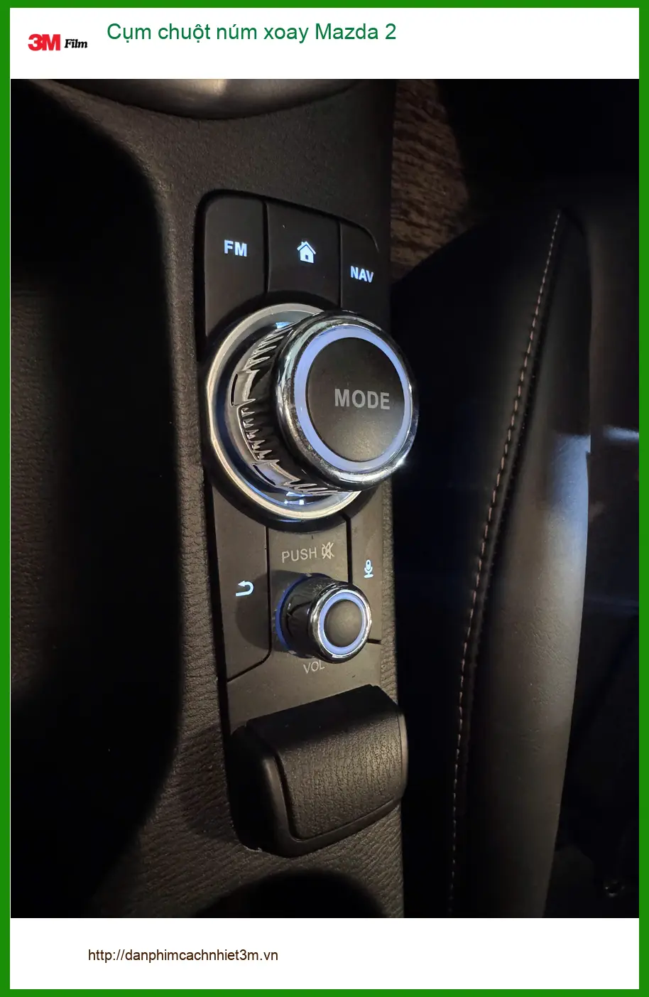 Anh Khải nâng cấp Cụm chuột núm xoay Mazda 2 tại Quận 12 vì núm cũ phản hồi chậm ảnh thực tế 2