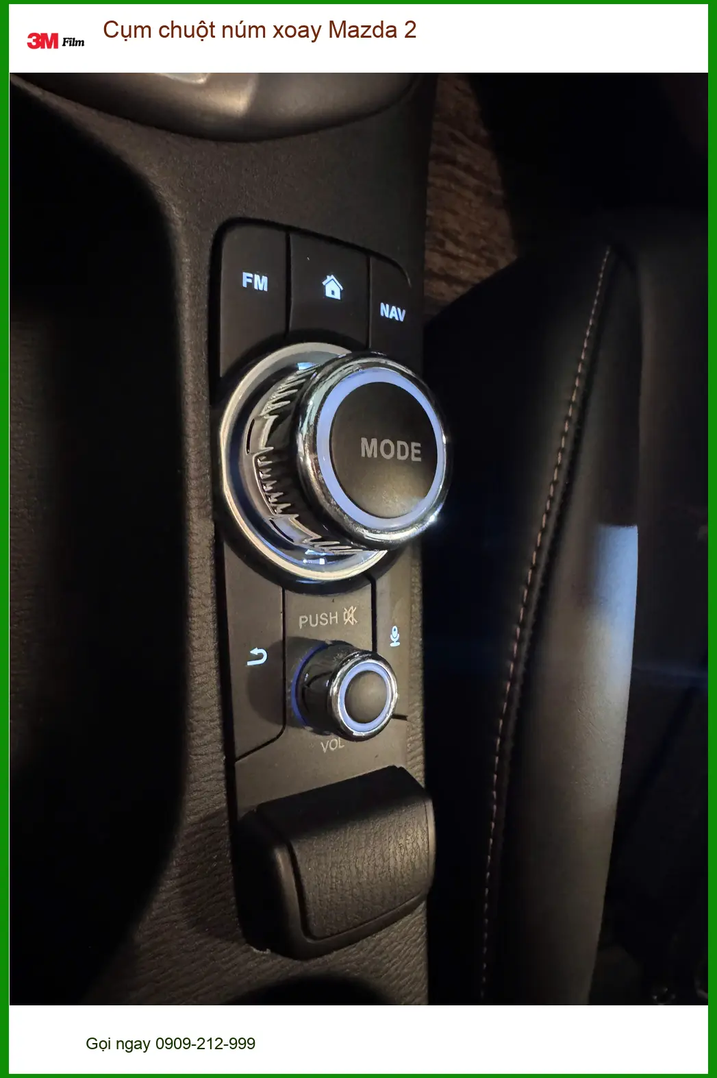 Anh Khải nâng cấp Cụm chuột núm xoay Mazda 2 tại Quận 12 vì núm cũ phản hồi chậm ảnh thực tế 4