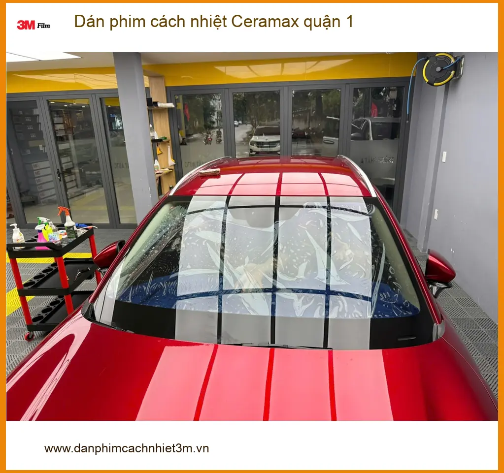 Trung Tâm Dán Phim Cách Nhiệt Ô Tô Ceramax quận 1 - Lắp Đặt Uy Tín TPHCM ảnh thực tế 2