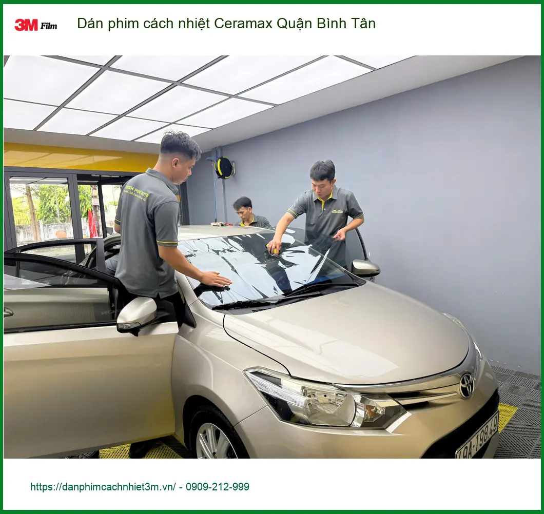 Trung Tâm Dán Phim Cách Nhiệt Ô Tô Ceramax Quận Bình Tân - Giá Tốt TPHCM ảnh thực tế 2