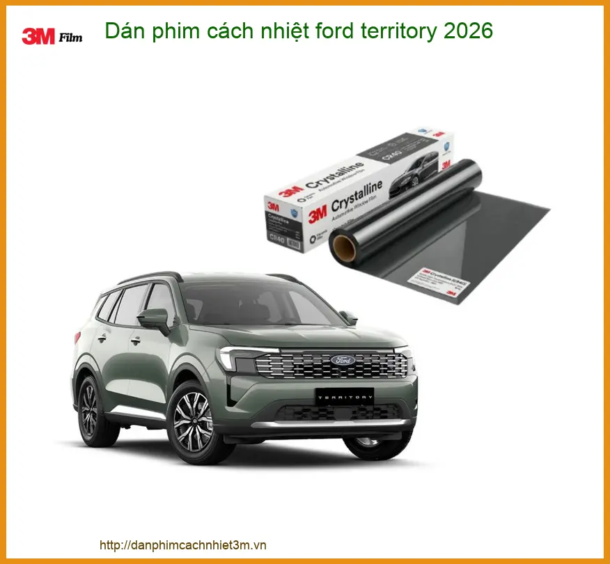 Dán Phim Cách Nhiệt Ford Territory 2026 - Trung Tâm Lắp Đặt Chính Hãng TPHCM