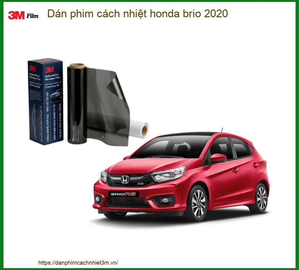 Dán Phim Cách Nhiệt Honda Brio 2020 - Địa Chỉ Lắp Đặt Uy Tín TPHCM