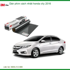 Dán phim cách nhiệt Honda City 2016 - Trung Tâm Lắp Đặt Chính Hãng TPHCM